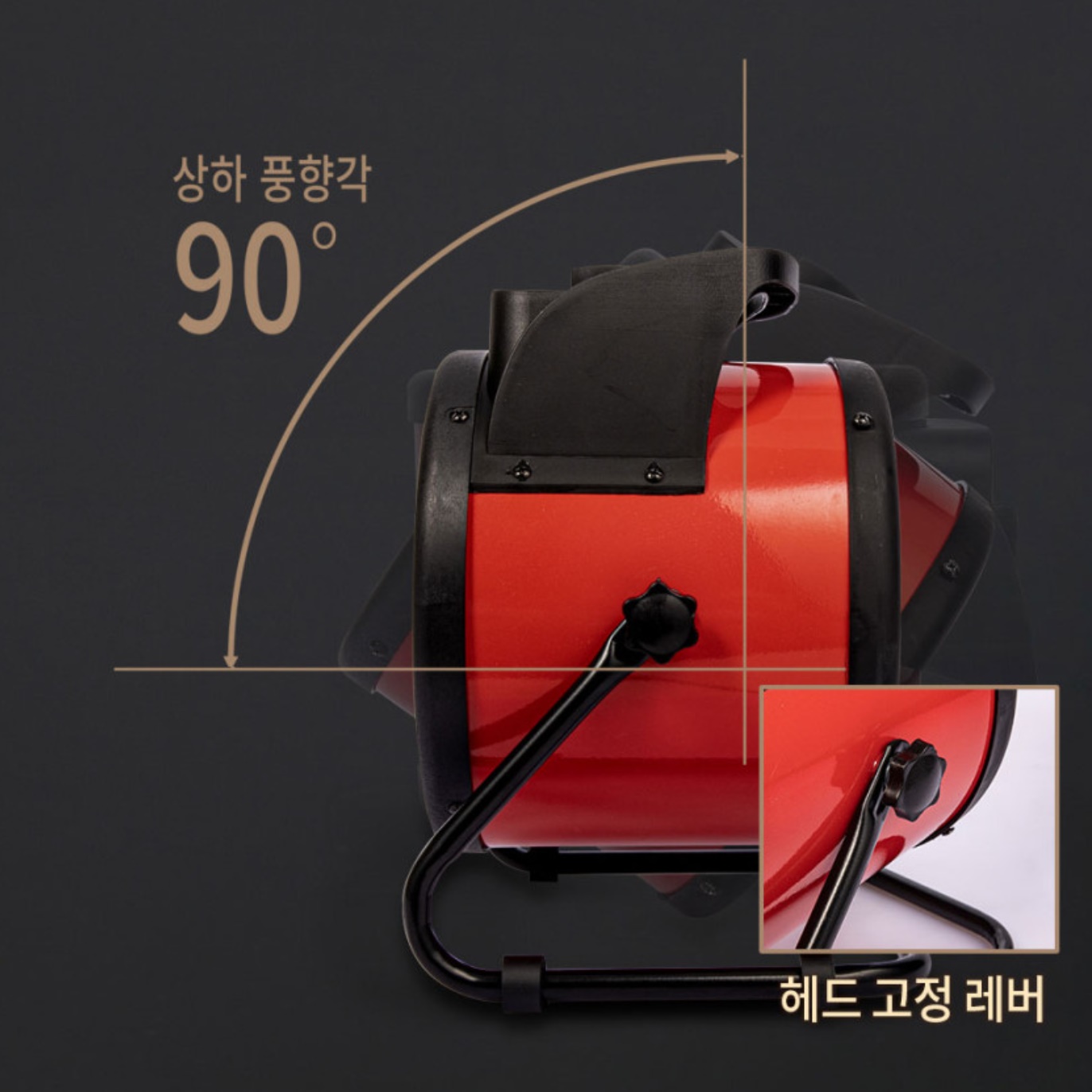 창고 난방기 매장 온풍기 건설 현장 온풍기 공업용 전기 온풍기 - 상세 이미지 2