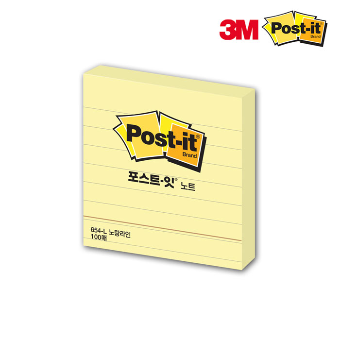 3M 포스트잇 파스텔 노트 점착 메모지 657 102x76mm 이미지 6