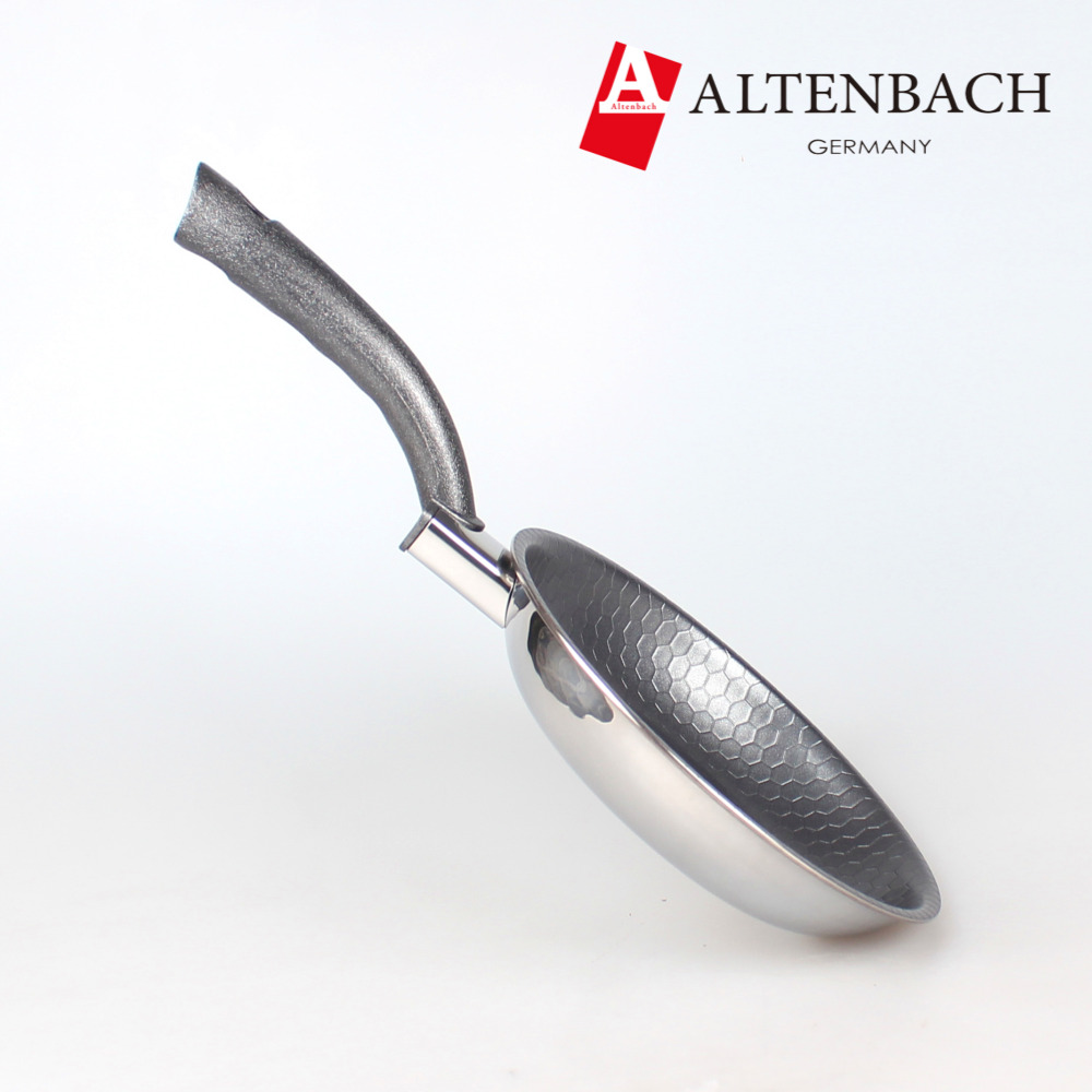 알텐바흐 프라이팬 스텐 코팅 인덕션 후라이팬 통5중 22cm