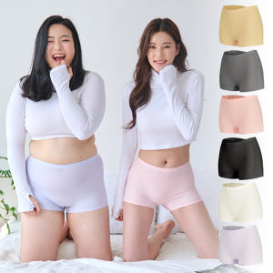여성 사각 팬티 심리스 네모팬티 드로즈 여자 노라인 빅사이즈 속옷 레깅스 착용 후기 | 사이즈/핏 총정리 - 상품 이미지 2