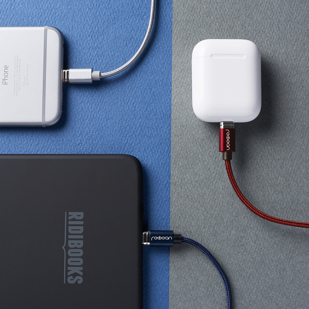 레드빈 마그네틱듀오 자석 케이블 고속충전 USB C타입 5핀 아이폰 8핀