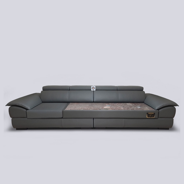 브리즈스톤 4인 와이드 돌침대쇼파 천연면피 돌소파 카우치