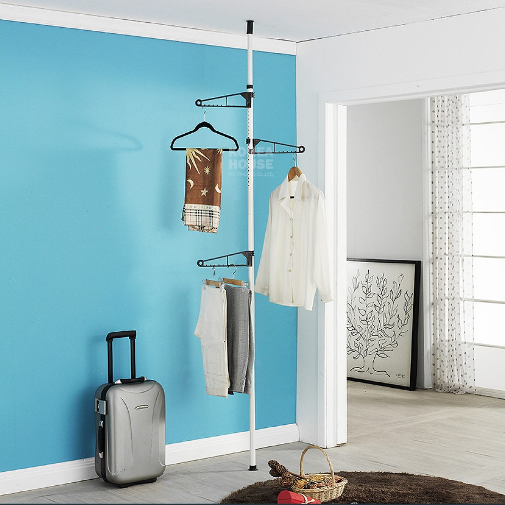 천장형 폴행거 천장고정 옷걸이 봉옷걸이