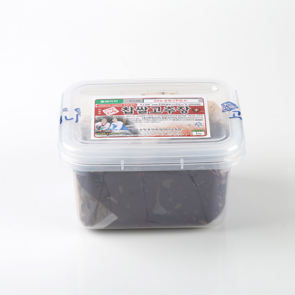 순창 찹쌀고추장 1kg 문정희할머니고추장