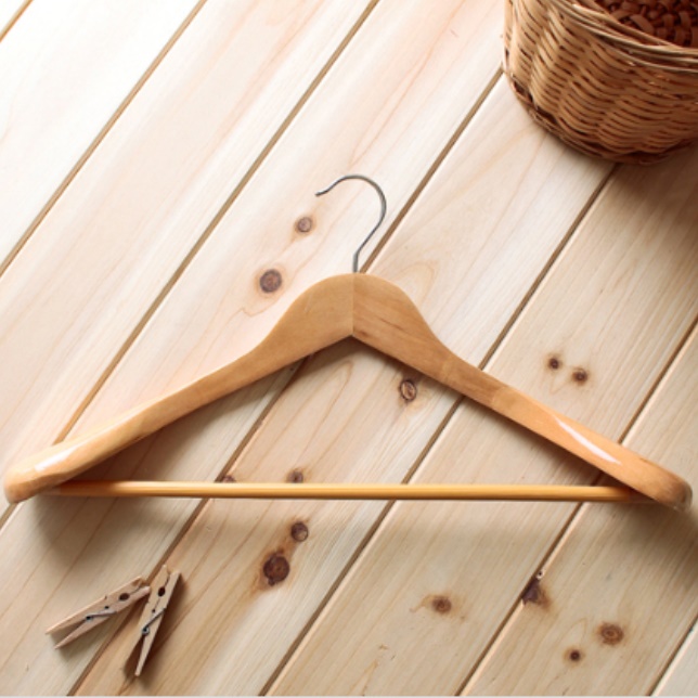 고급원목옷걸이 양복 홈쇼핑 매장용옷걸이 두꺼운 기능성 옷걸이