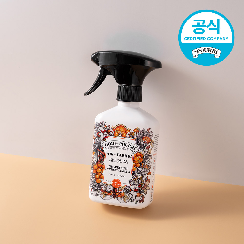[홈푸리] 집안 공기 탈취제 냄새 제거 거실 룸스프레이 그레이프프루트 리치바닐라, 325ml, 2개 - 상세 이미지 3