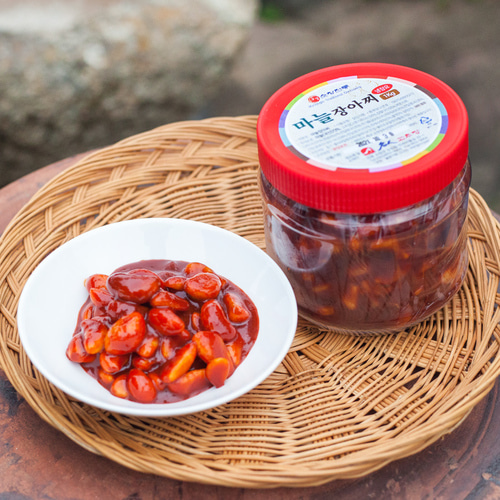 국산 고추장마늘장아찌 깐마늘장아찌 1kg 박현순 명인 - 상품 이미지