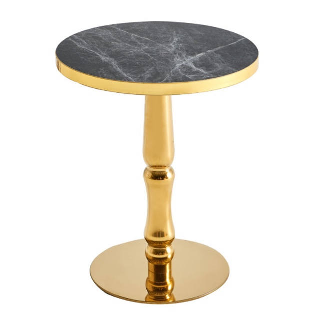 골드 카페용 영업용 업소용 테이블 커피숍 테이블 까페 원형 테이블