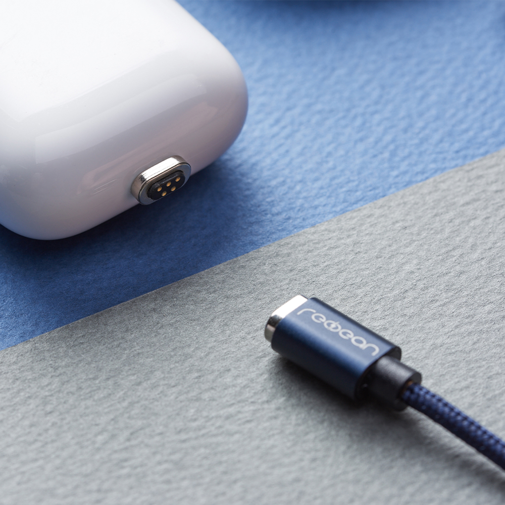 레드빈 마그네틱듀오 자석 케이블 고속충전 USB C타입 5핀 아이폰 8핀 - 상세 이미지 2