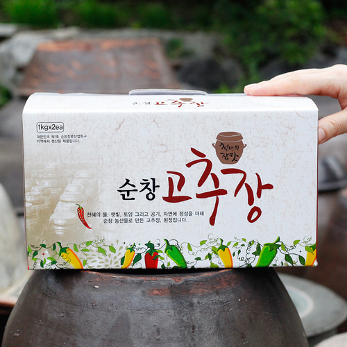 순창 전통장류선물세트 고추장+된장 국산재료 1kg 명진 - 상세 이미지 3