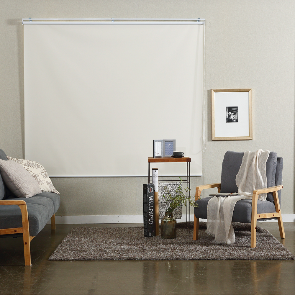 클래식(타이드롤 암막/방염) 롤스크린 양면 블라인드 6종