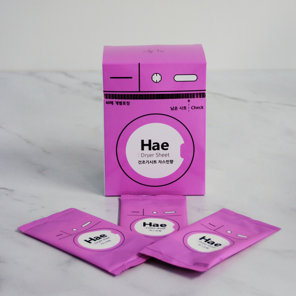 해 Hae 건조기시트 드라이시트 섬유유연제 2개 블루오션 80매 이미지 4