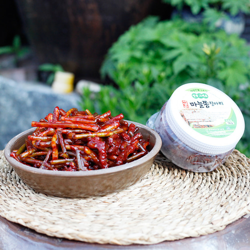 국산 고추장 마늘쫑장아찌 1kg 순창 태광 - 상세 이미지 5