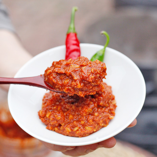 집쌈장 재래식 야채쌈장 국산콩 시골 1kg 순창 동백 - 상품 이미지