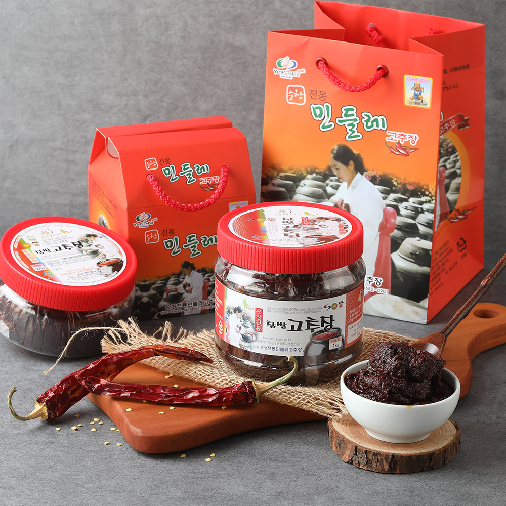 찹쌀고추장 1kg 김경옥 기능인 순창전통민들레고추장