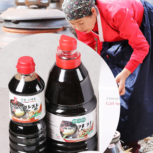 순창 시골간장 국산콩 5년숙성 조선간장 0.9L 태광 - 상품 이미지
