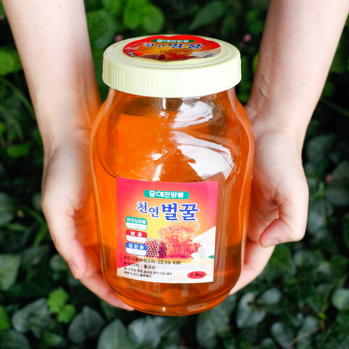 천연벌꿀 야생화 잡화꿀 양봉 자연꿀 국산 순창 담예찬 2.4kg, 1개 이미지 7