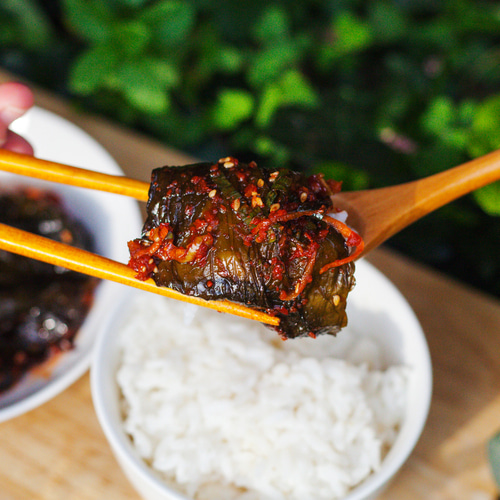 양념깻잎장아찌 반찬 500g 순창 이기남 국산 이미지 8