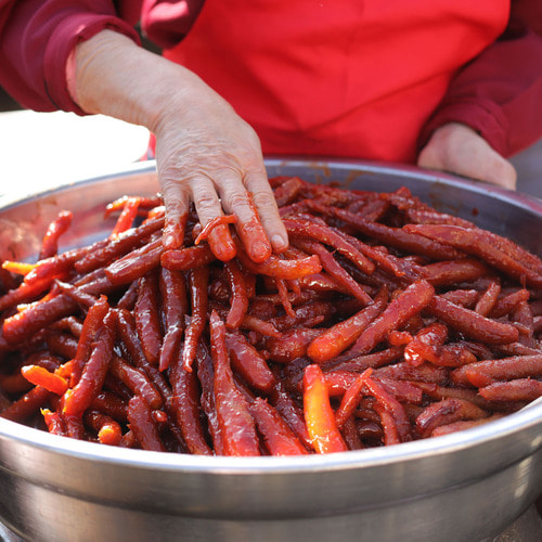 국산 고추장 더덕장아찌 어르신밑반찬 순창 내고향 500g, 1개 - 상세 이미지 3