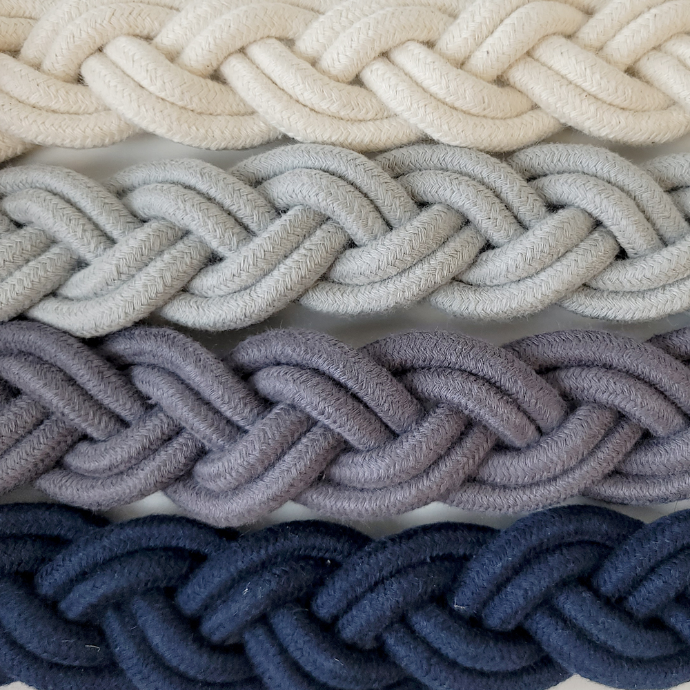 프리바토우 로럴 월계관 꼬임 커튼 마그네틱 자석 모던 타이백 끈 집게 걸이 장식