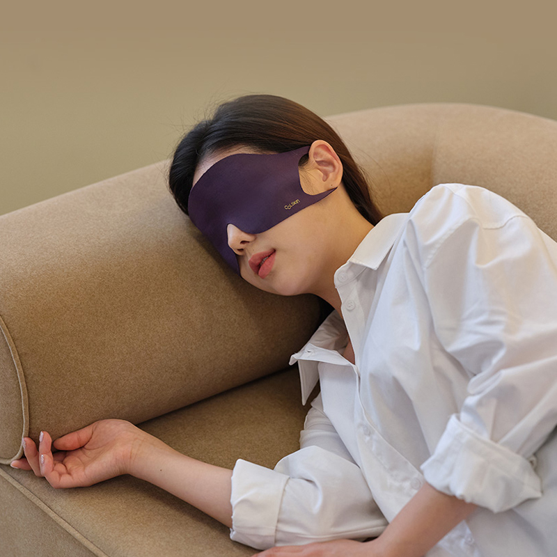 콜스킨 콜라겐 원단 초경량 암막 수면안대 / 특허받은 프리미엄 숙면안대 - 상품 이미지