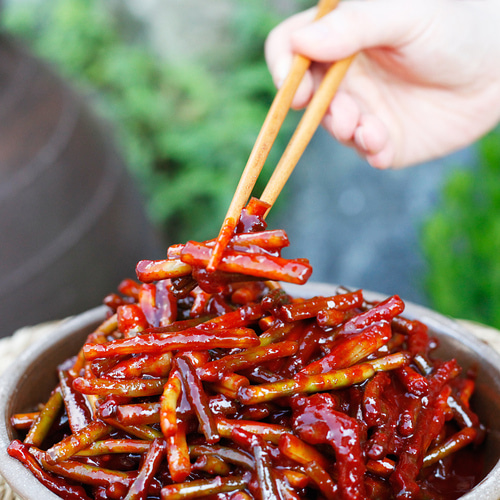 고추장마늘쫑장아찌 국산재료 500g 순창 태광