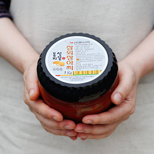 참외장아찌 고추장 먹는법 500g 순창 민속 이미지 8