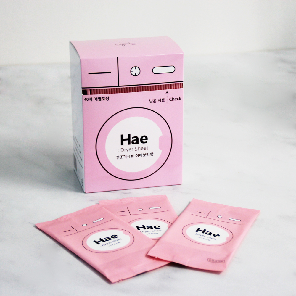 해 Hae 건조기시트 드라이시트 섬유유연제 2개 블루오션 80매 이미지 3