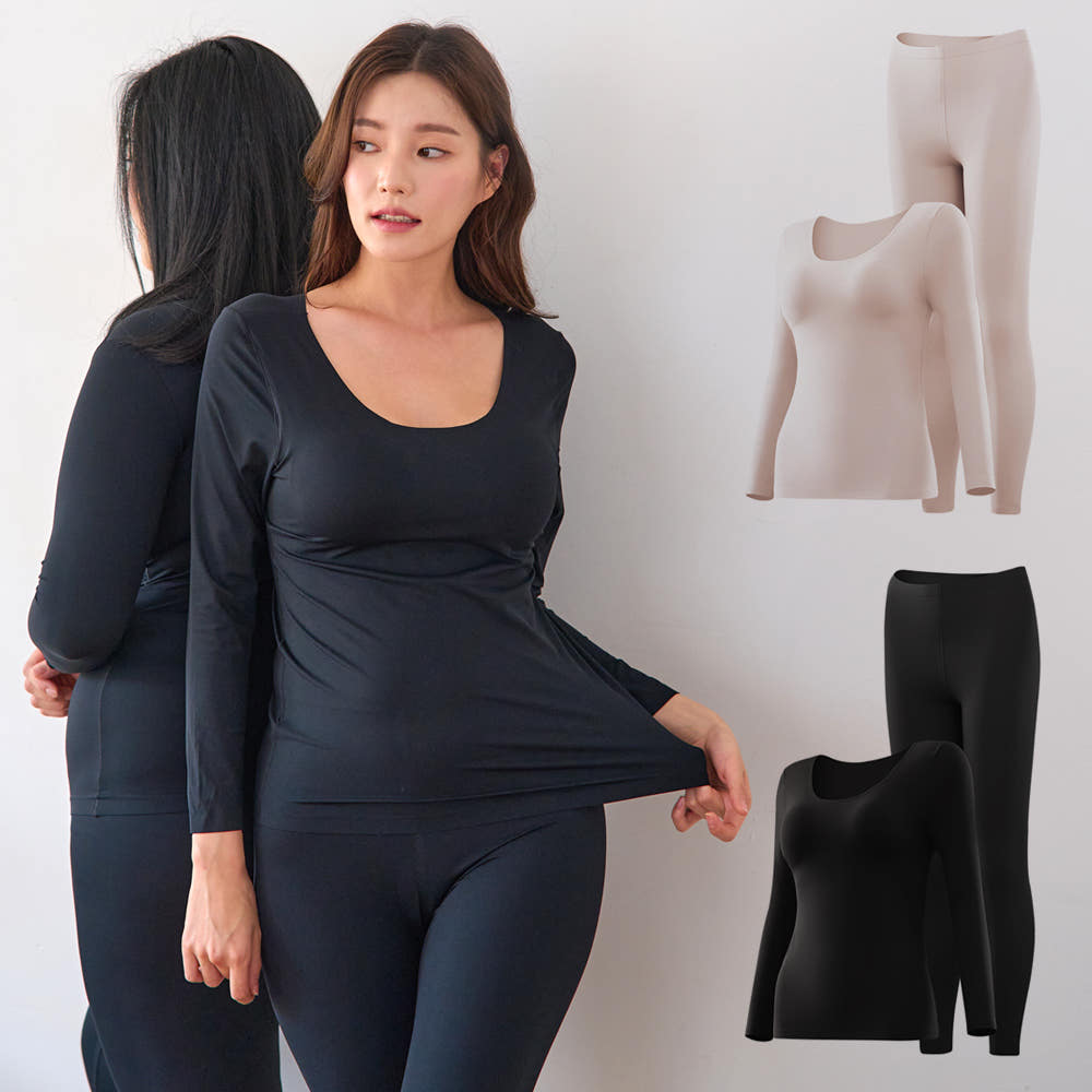 노브라 일체형 발열 내의