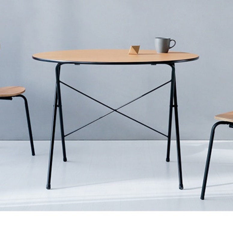 접이식원형테이블 간이식탁 입식 자취식탁 접는테이블