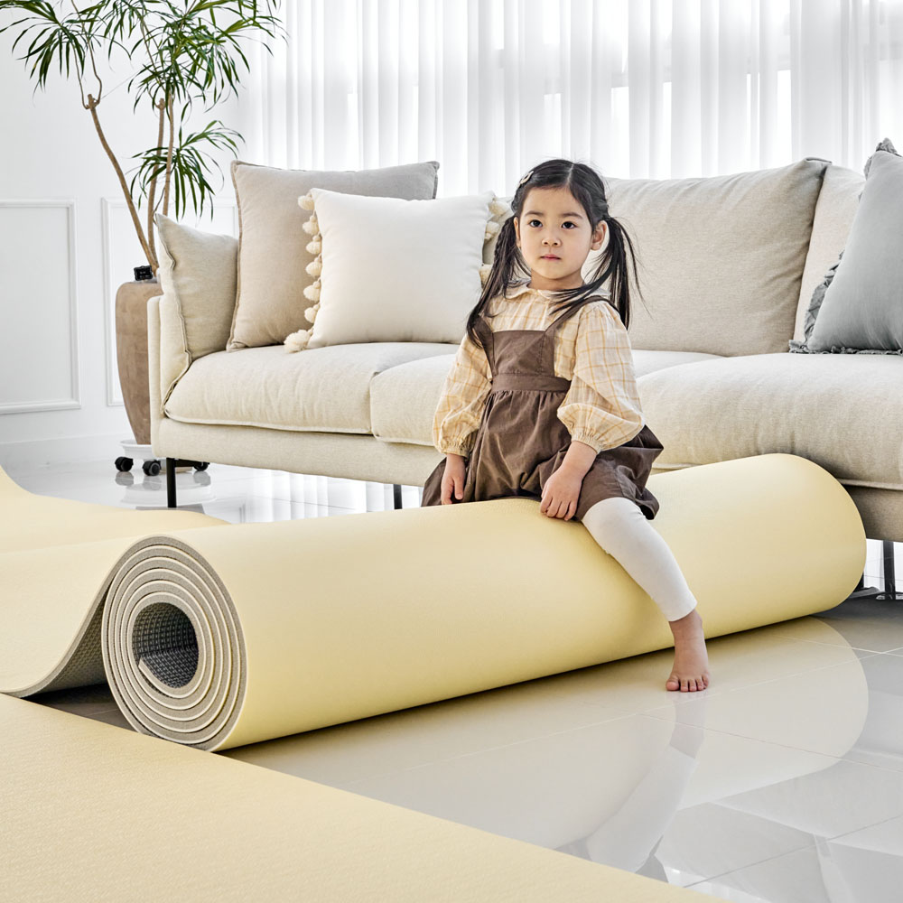 롤마루 층간소음 롤매트 plus 셀프시공 PVC 유아 아기 놀이방 복도 거실 110x100cm - 상세 이미지 2