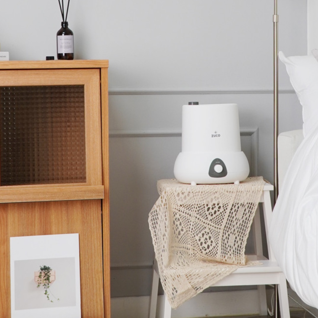 세척 쉬운 가열가습기 신생아용 끓이는 스팀가습기 따뜻한가습기