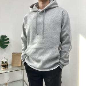 남자 무지 후드티 맨투맨 오버핏 기모 면 레인보우 빅사이즈 단체유니폼 착용 후기 | 사이즈/핏 총정리 - 상품 이미지 2