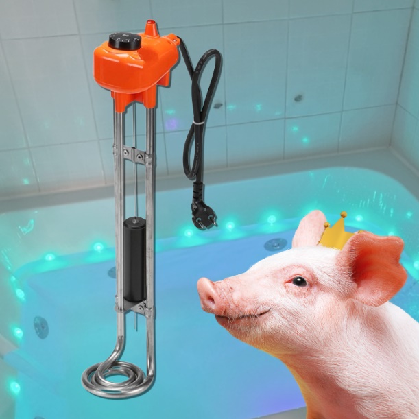 돼지꼬리히터 전기히터봉 퐁당히터 3kw 500mm