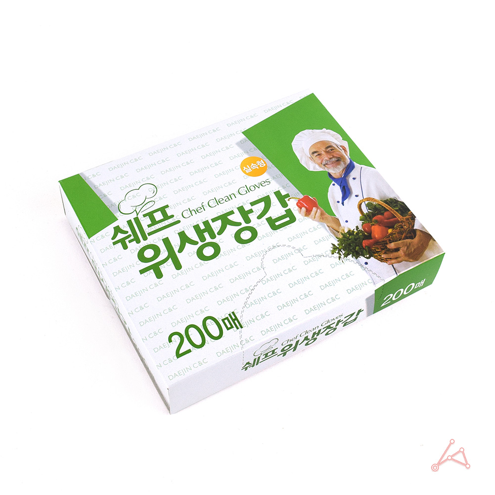일회용비닐장갑 위생장갑 200매 - 상세 이미지 5