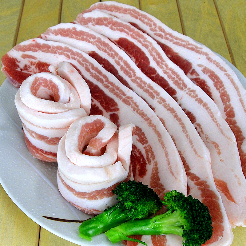 으뜸한돈 냉장 삼겹살 오겹살 1kg 목살 캠핑 고기 등갈비 가브리살 수육용 통갈매기살