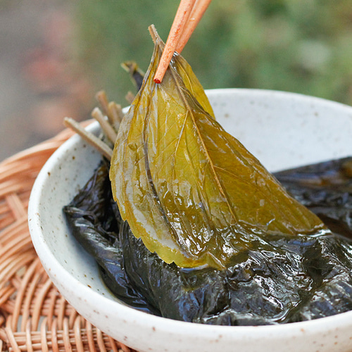 국산 간장 깻잎장아찌 깻잎절임 1kg 밑반찬 순창 향적원 - 상세 이미지 3