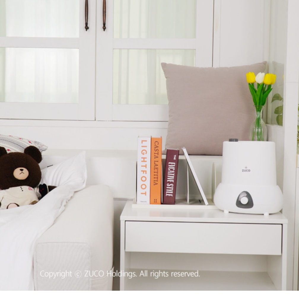 세척 쉬운 가열가습기 신생아용 끓이는 스팀가습기 따뜻한가습기