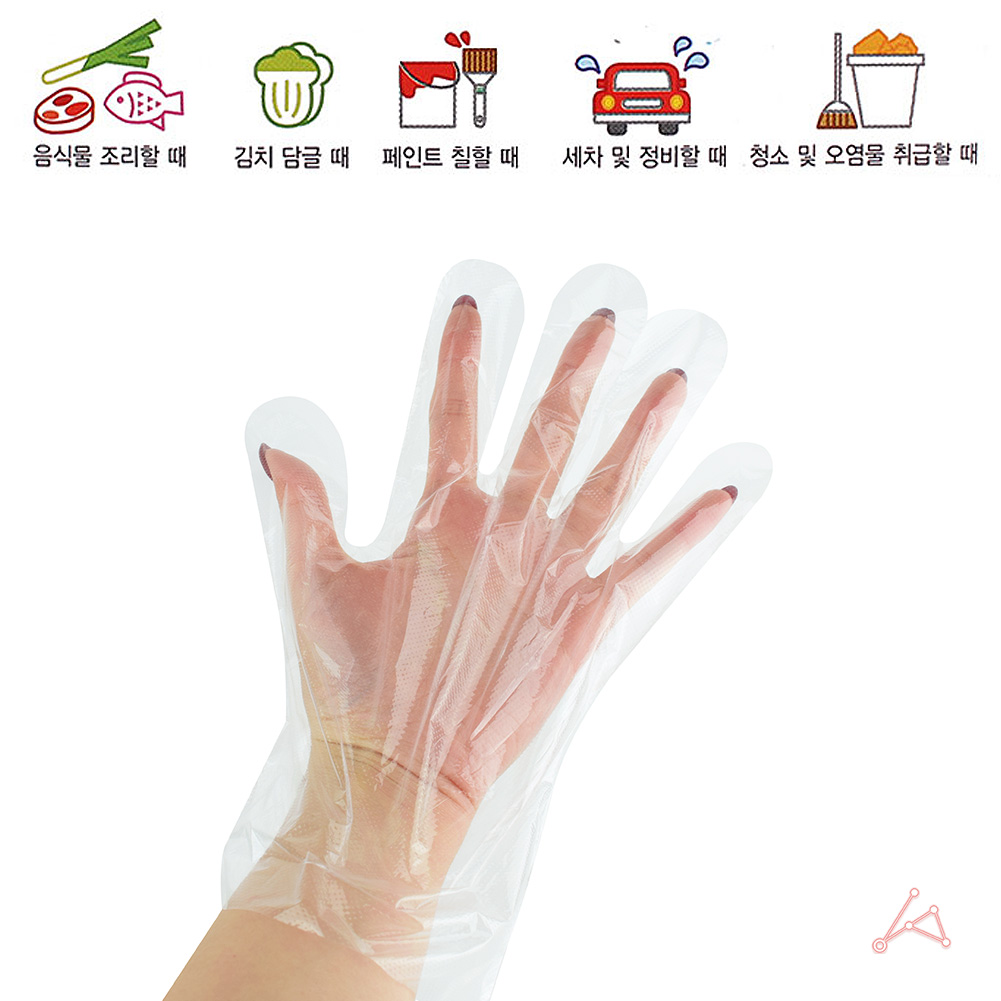 일회용비닐장갑 위생장갑 200매 - 상세 이미지 4