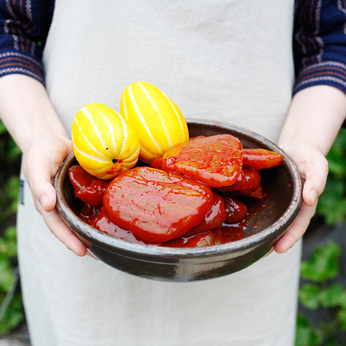참외장아찌 고추장 먹는법 500g 순창 민속 이미지 7
