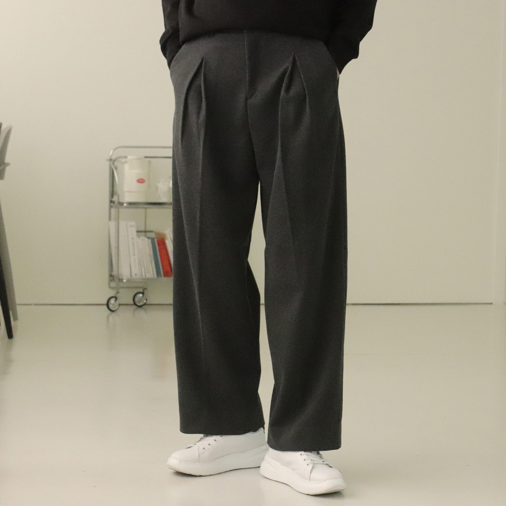 남자와이드팬츠 통넓은 통큰바지 밴딩 남자기모슬랙스 착용 후기 | 사이즈/핏 총정리 - 대표 이미지