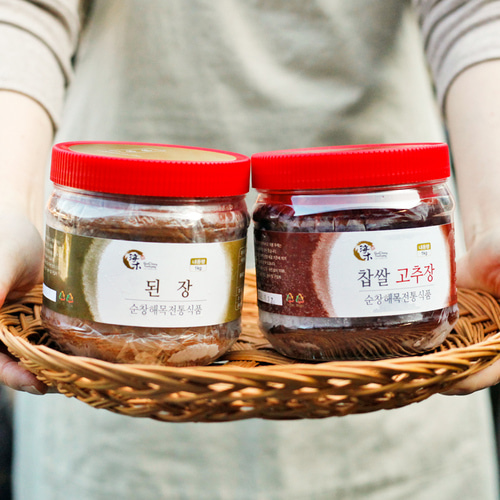 고추장 된장 선물세트 순창 수제 찹쌀 국산 재래식 1kg 해목 - 상세 이미지 4