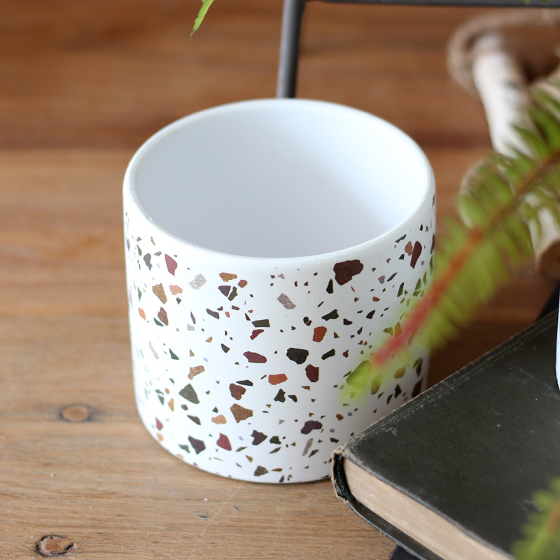 홈가드닝 도자기 화분 인테리어 디자인 물구멍없는 화분 4종 이미지 7