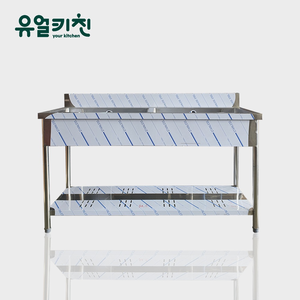 1500 2조 업소용싱크대 스텐 개수대 영업용씽크대 높이850 제작