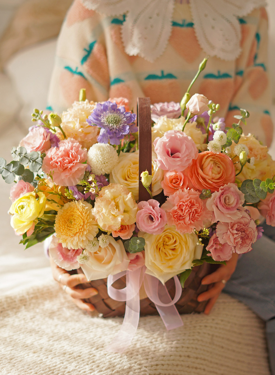 꽃바구니 생일 꽃다발 축하 선물 기념일 꽃배달 생화택배