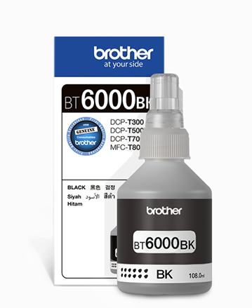 브라더 정품잉크 BT6000BK 검정 / T300 T500W T700W T800W - 상품 이미지
