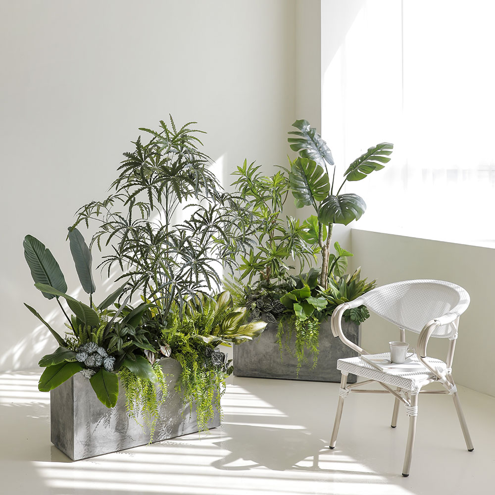 풀세트 유럽 인테리어 대형 인조 식물 조화 가지 나무 실내 조경 A 이미지 2