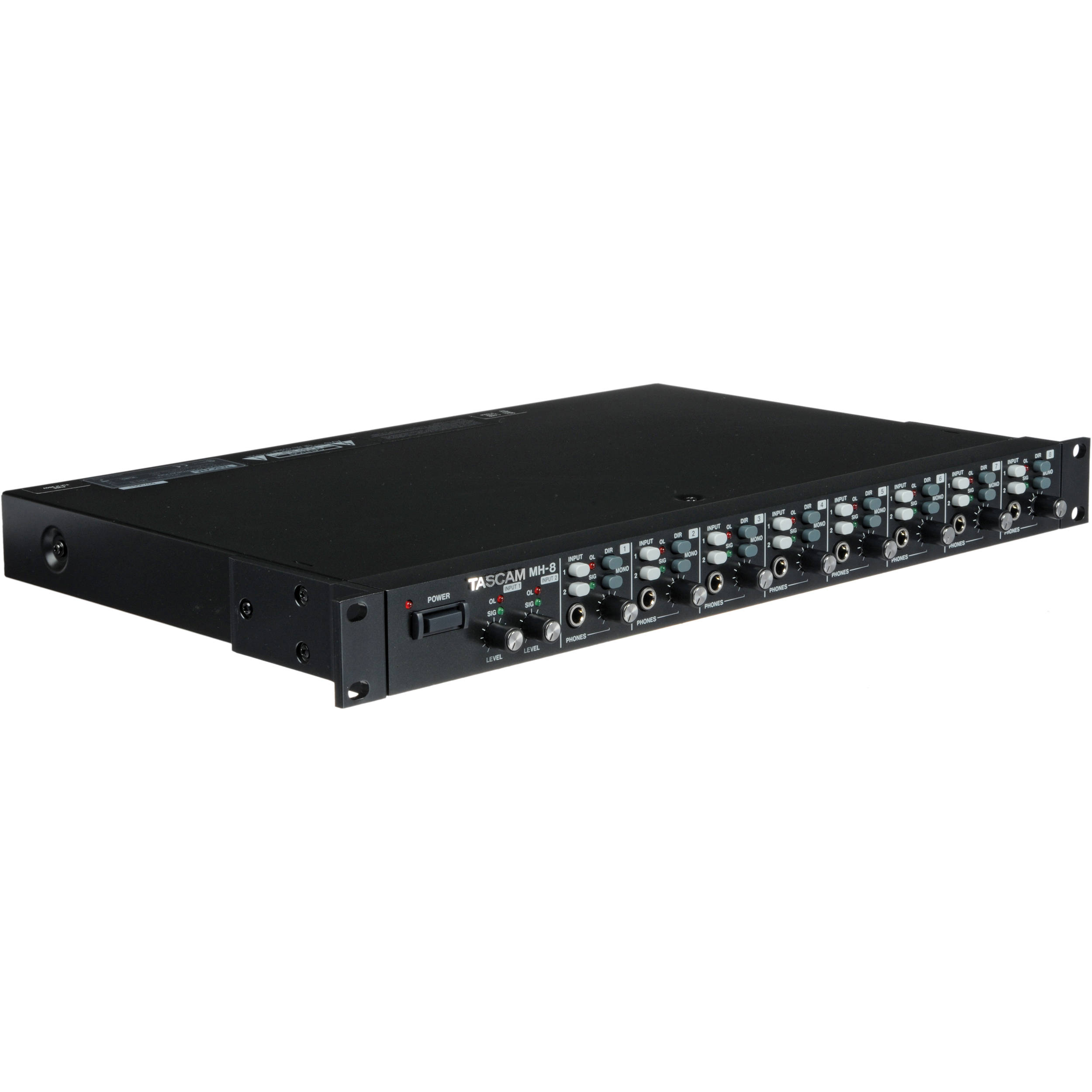 TASCAM MH-8 타스캠 8채널 헤드폰 앰프 MH8 - 상세 이미지 2