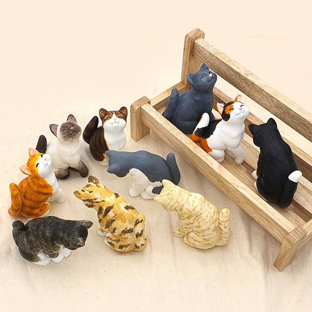 고양이 피규어 만들기 색칠하기 반려동물피규어 DIY 키트 - 상세 이미지 4