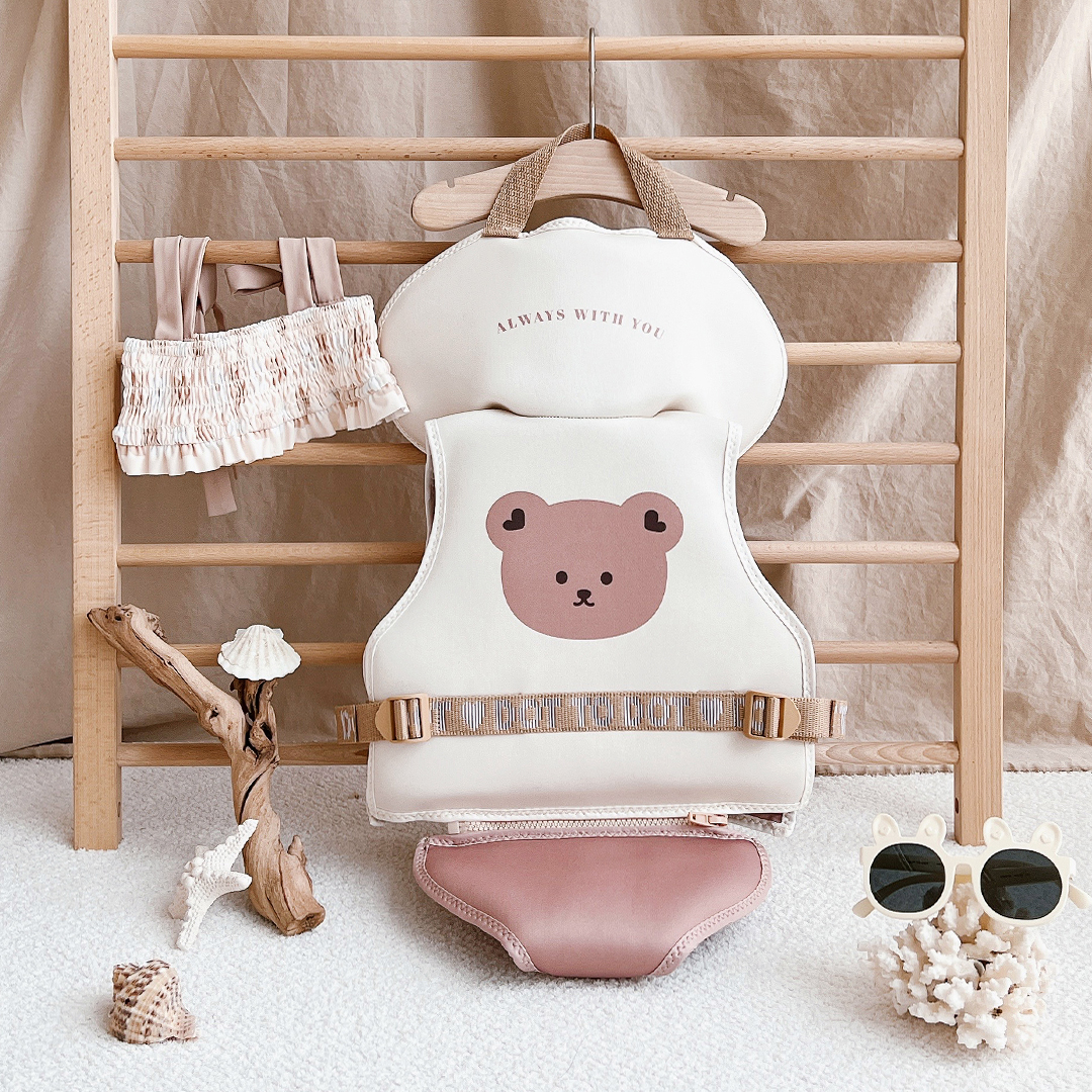 아가드x돗투돗 유아 구명 조끼 S 돗람이 돌 아기 팬티 분리형 물놀이 용품